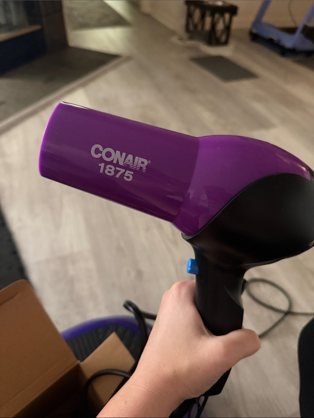 Conair 1875W Full-Size Hair Dryer in Purple - Picture 2 of 3